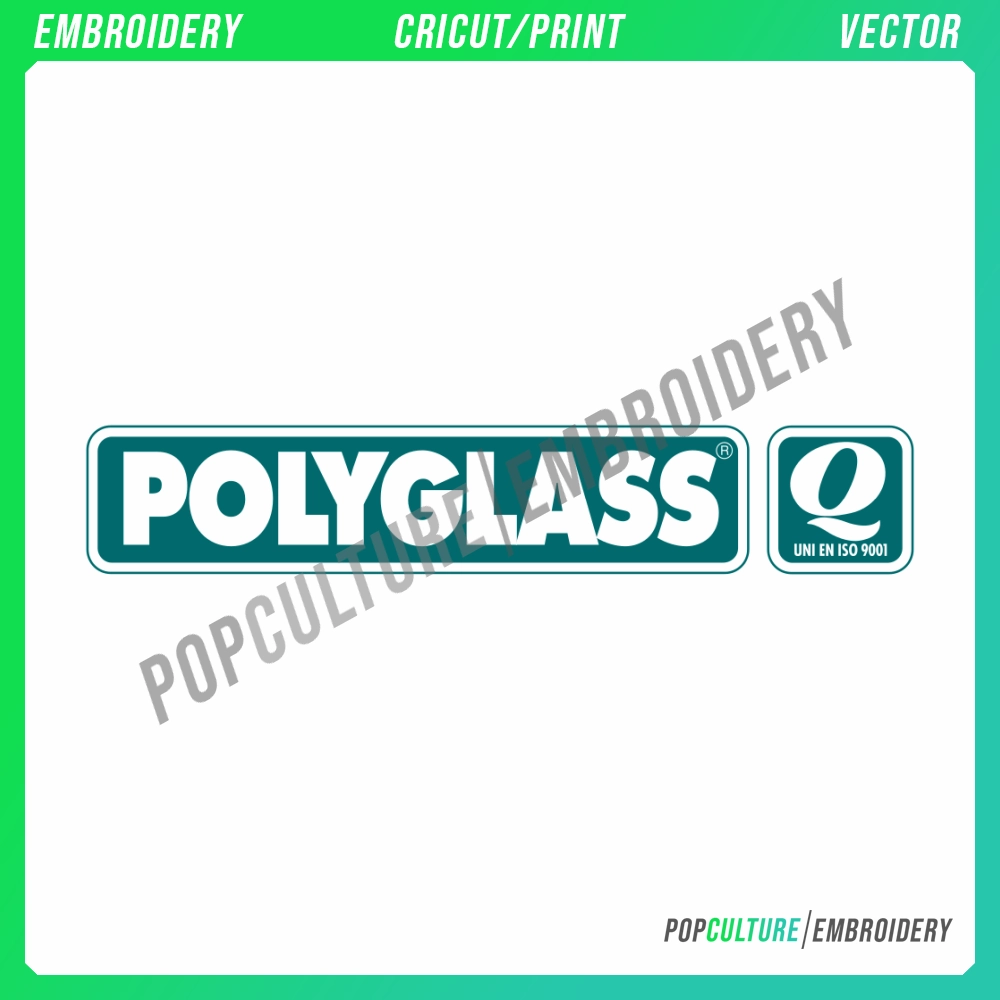Polyglass - Official Logo for Embroidery & Vector • Pop Culture ...