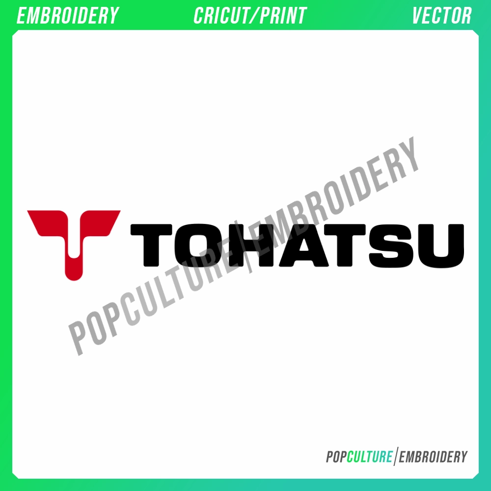Tohatsu Company Logo - Official Logo for Embroidery & Vector • Pop ...