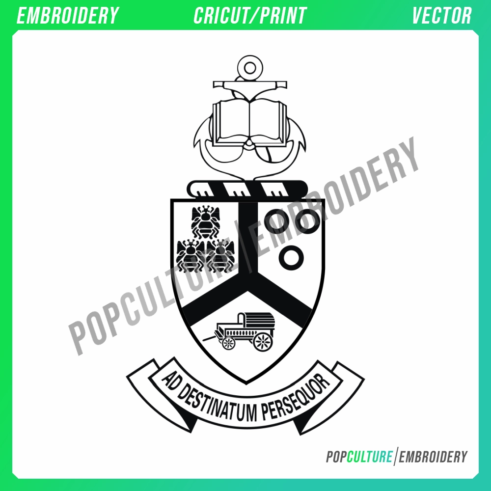 University Of Pretoria - Official Logo for Embroidery & Vector • Pop ...